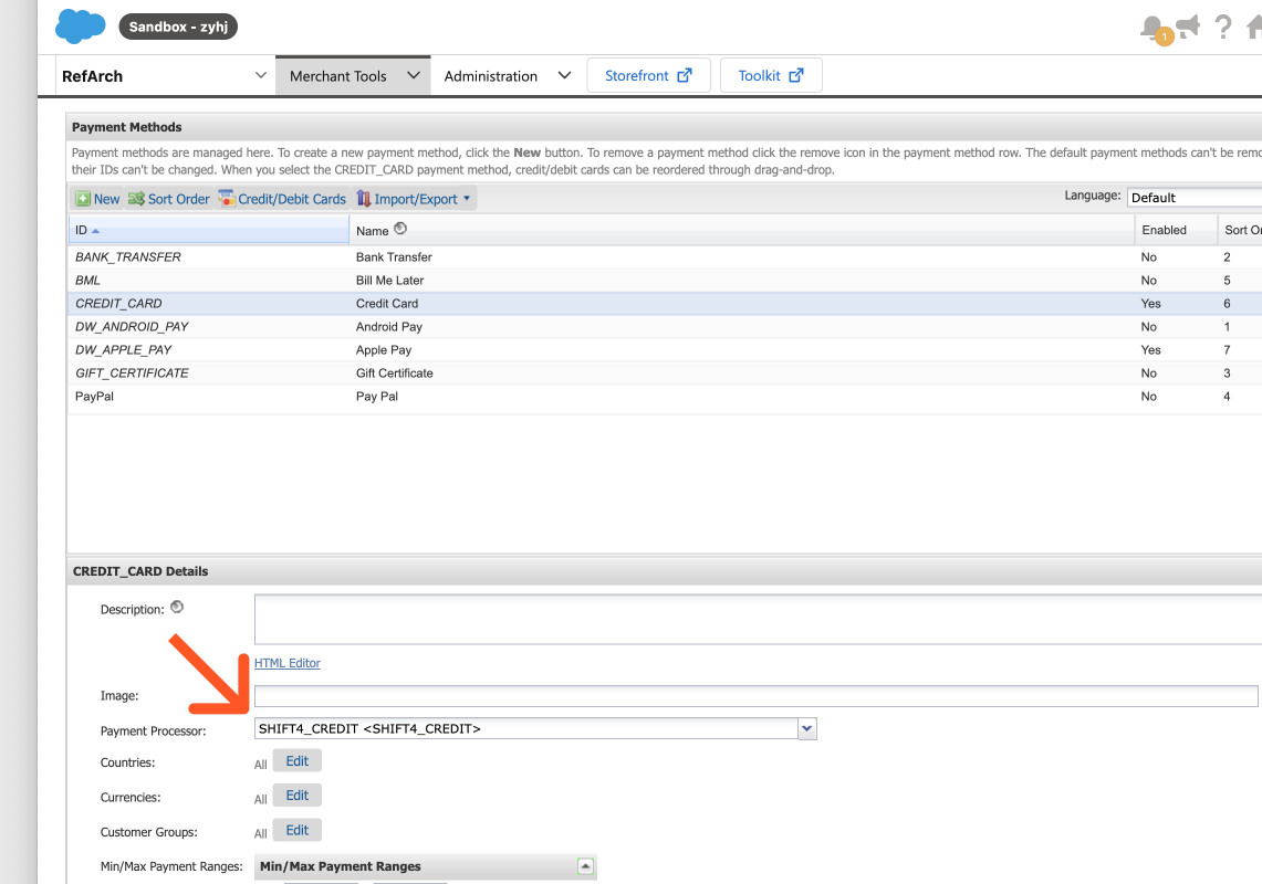 Integration example