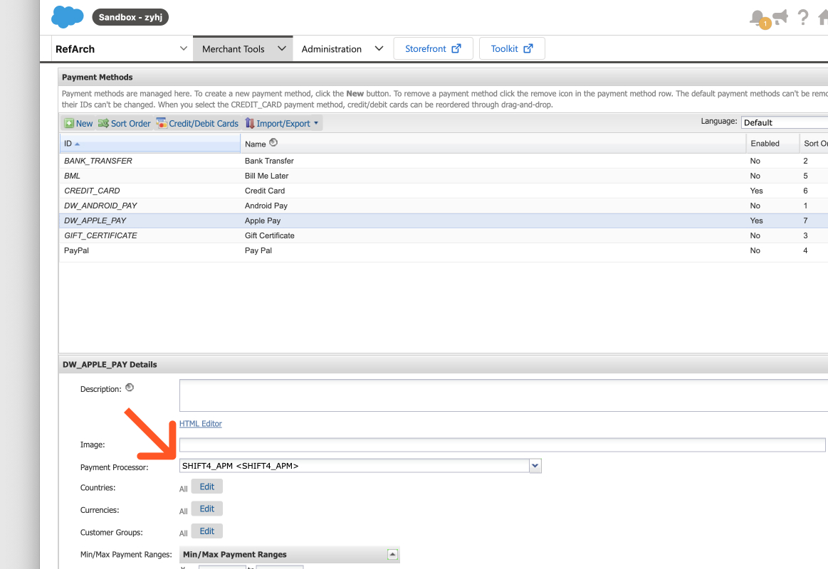 Integration example